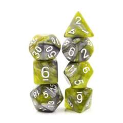 Foam Brain: Green Flow Dice Set